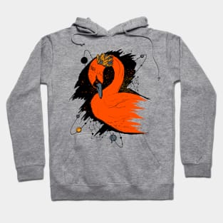 Orangrey Swan Among The Stars Hoodie